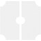 Ekena Millwork Locke Architectural Grde PVC Contemporary Ceiling Medallion, Two Piece, 16"OD x 3"ID x 9 1/2"C x 1"P CMP16LE2-03000 - alternate 3